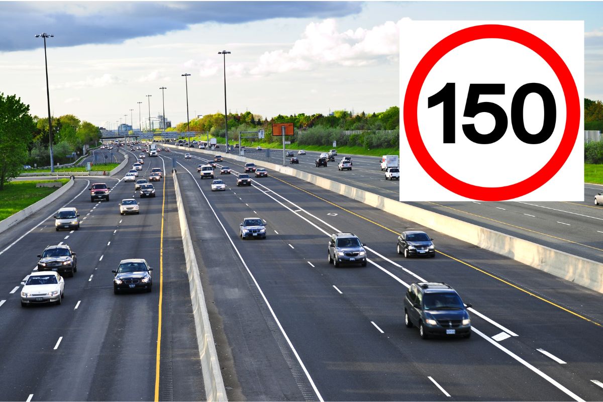 Autoroute à 150 km/h