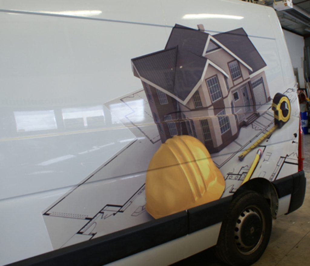 Exemple de sticker pour van